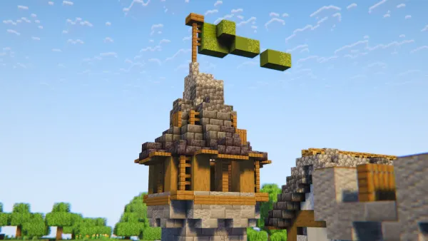 Lyezare Castle, a Minecraft castle, in-game photo 4