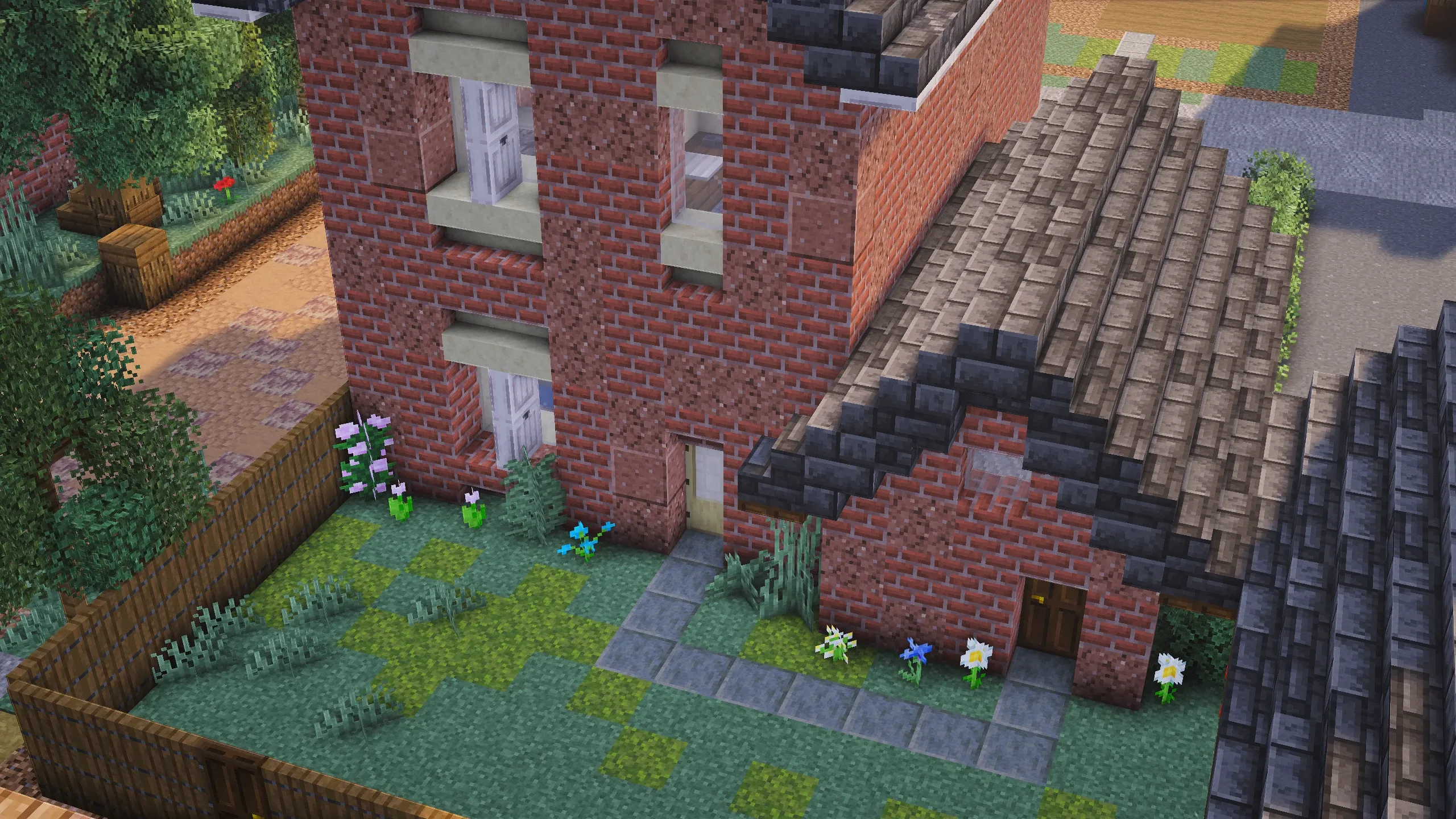 British Townhouse, a Minecraft house, in-game photo 3
