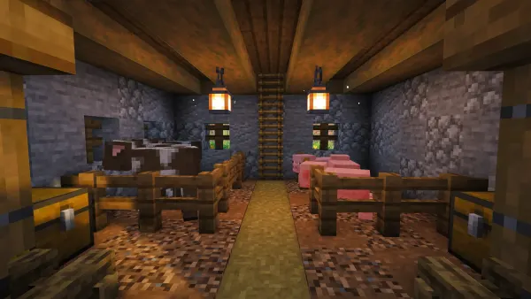 Adobe Animal Barn, a Minecraft starter build, in-game photo 3