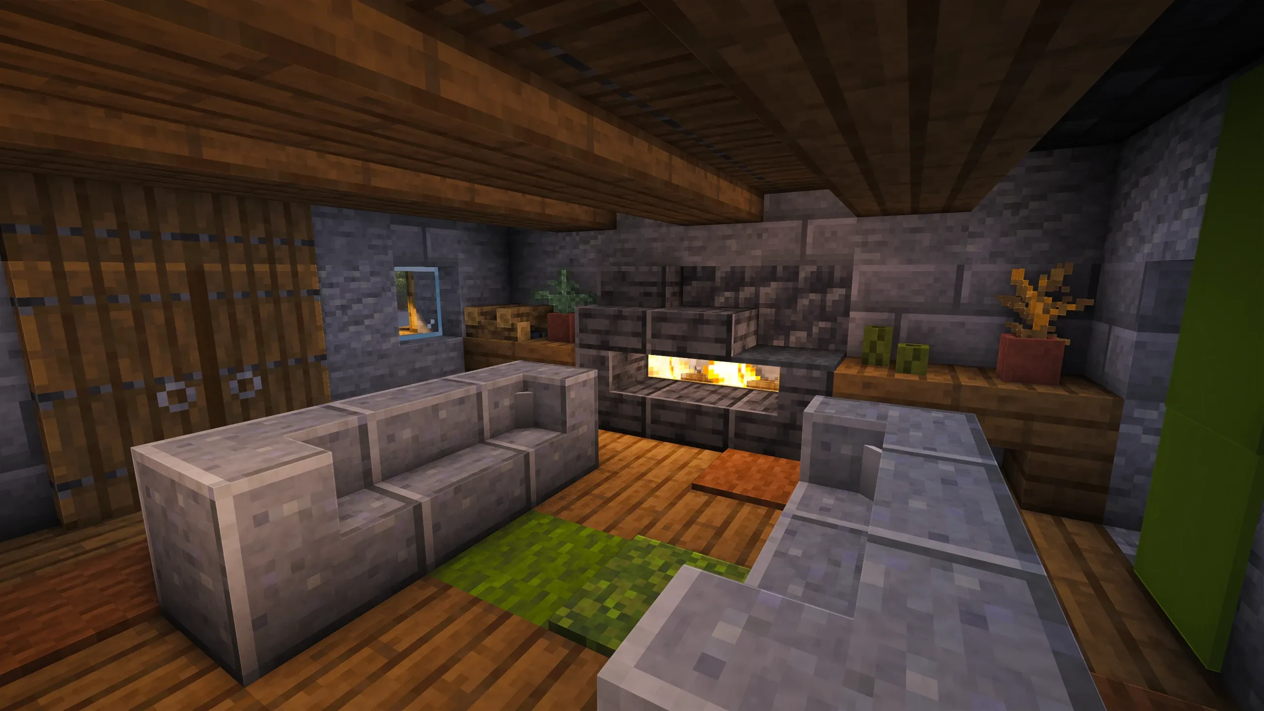 Spruce Chalet, a Minecraft house, in-game photo 5