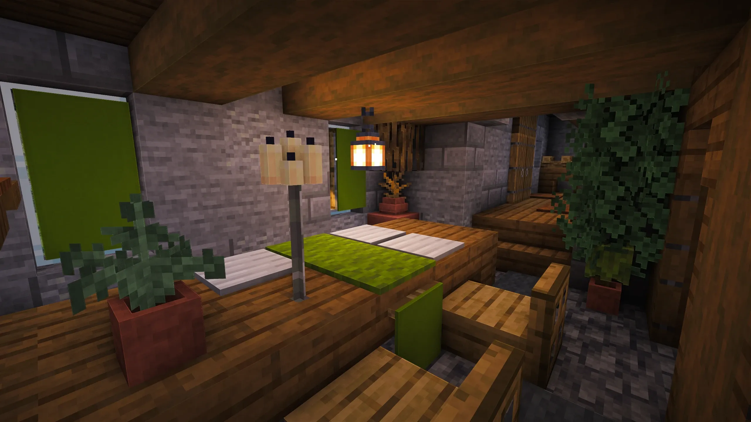 Spruce Chalet, a Minecraft house, in-game photo 6