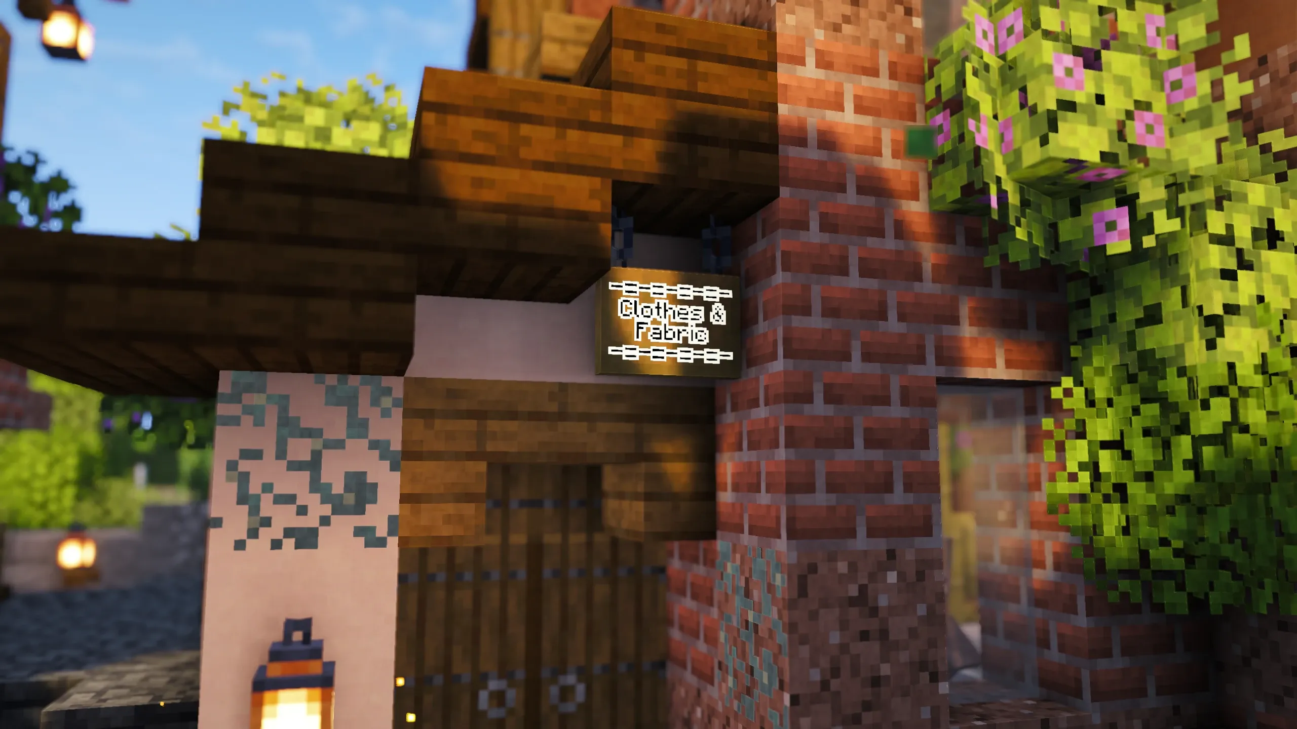 Italian Fabric Store, a Minecraft house, in-game photo 2