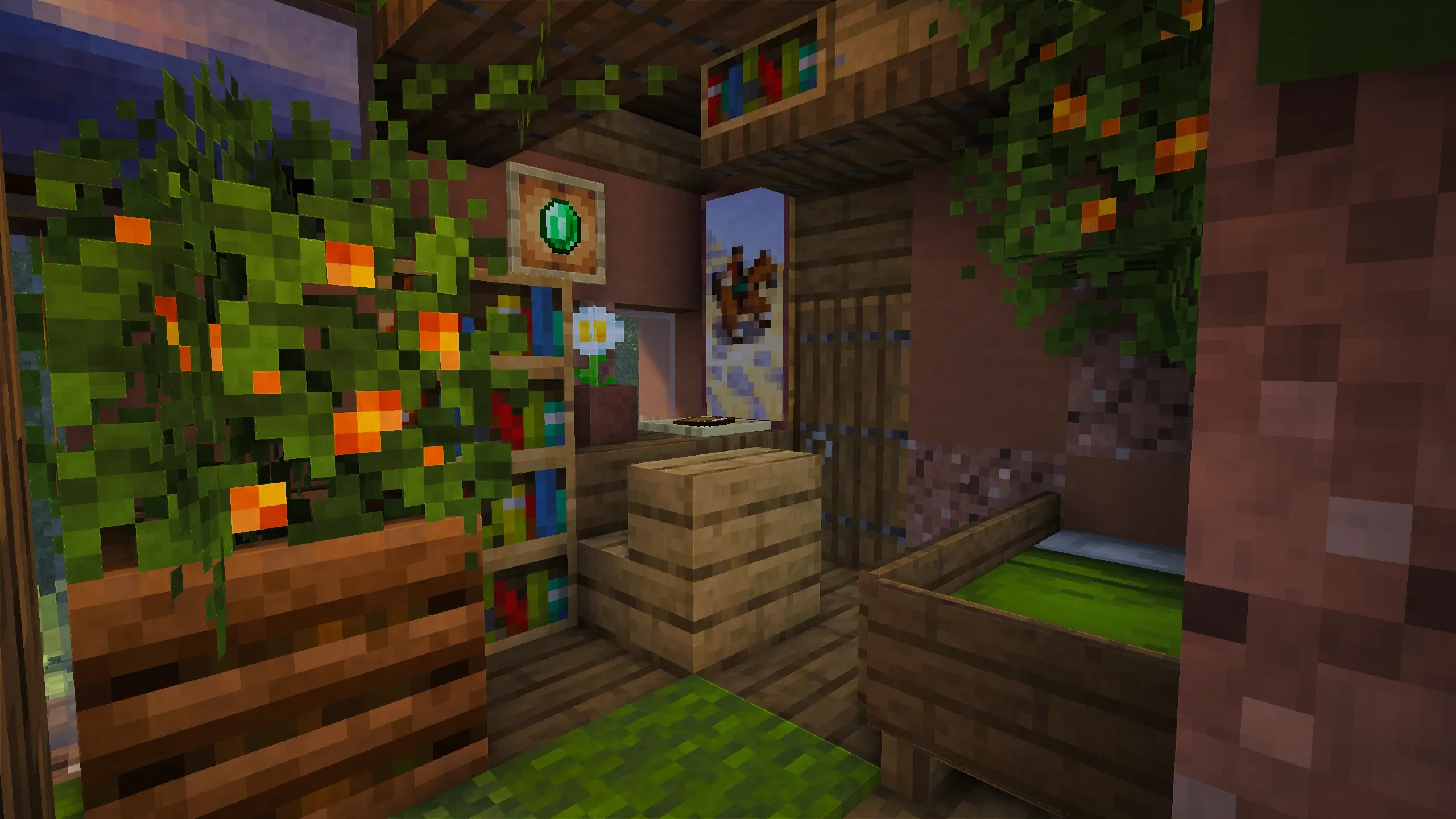 Italian Cozy Brick House, a Minecraft house, in-game photo 3