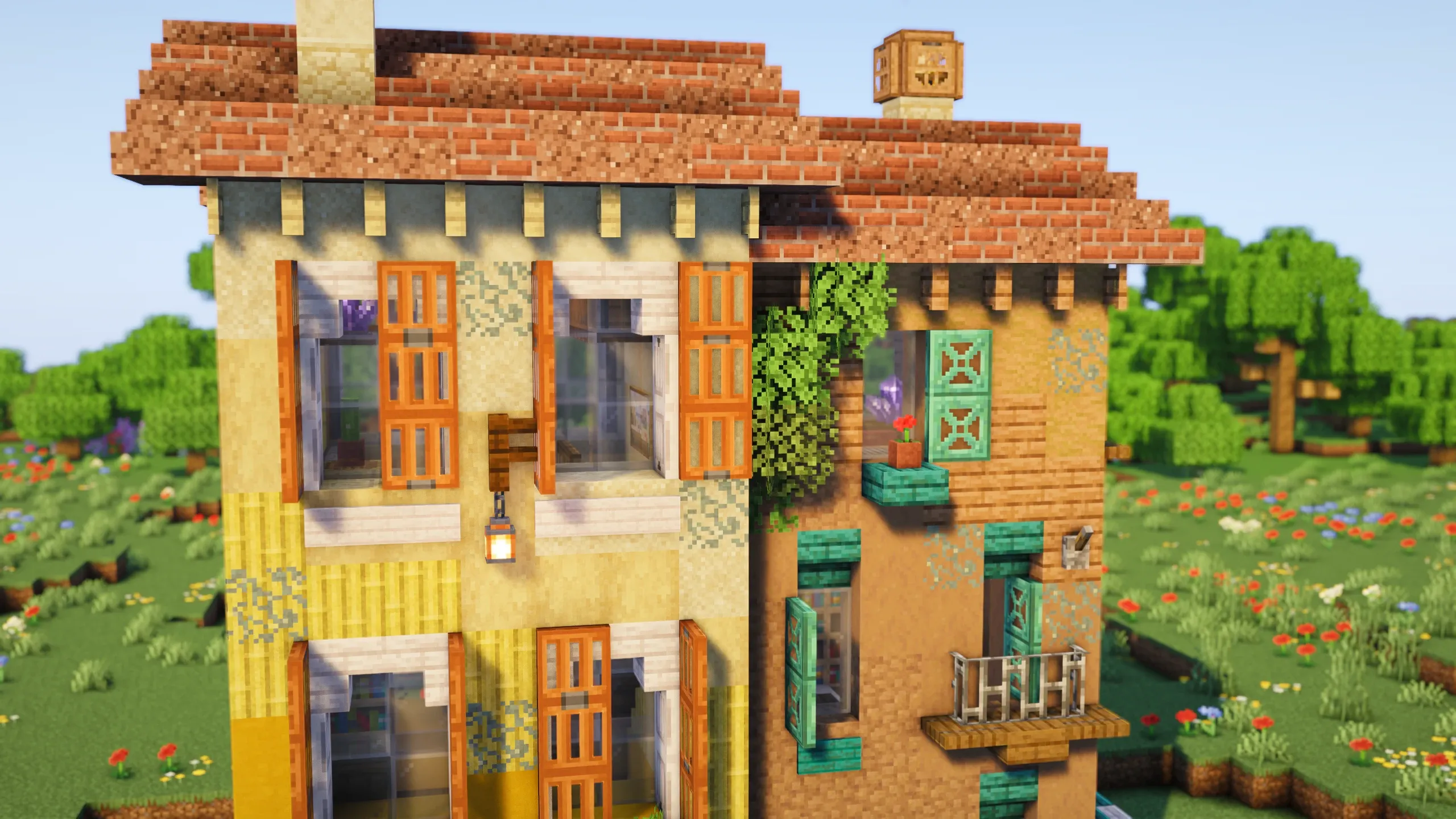 Portuguese Town House, a Minecraft house, in-game photo 3