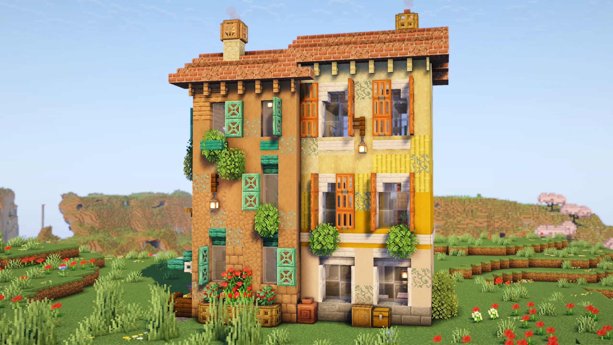 Portuguese Town House, a Minecraft house, in-game photo 4