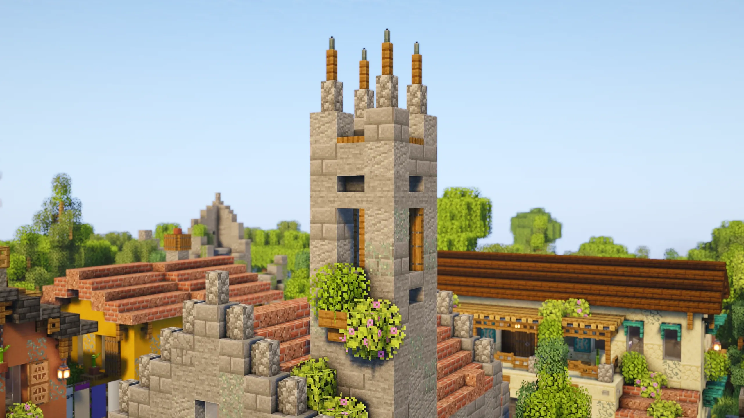 Italian Church, a Minecraft build, in-game photo 2