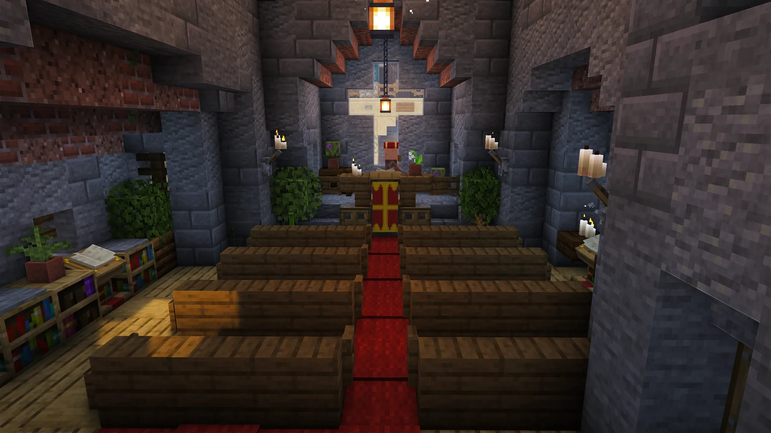 Italian Church, a Minecraft build, in-game photo 5