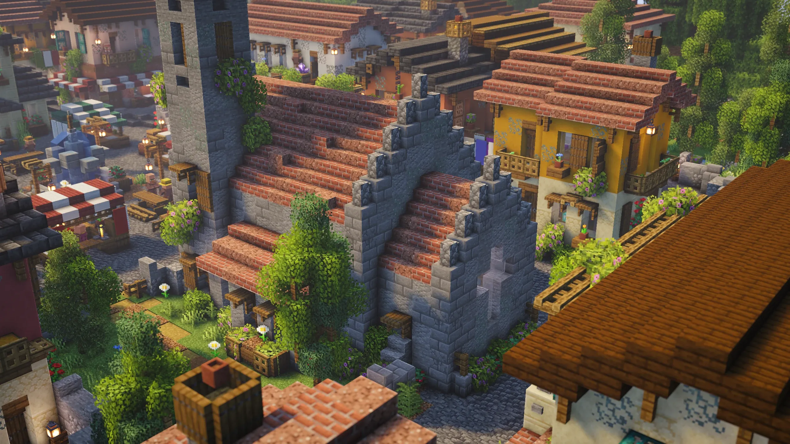 Italian Church, a Minecraft build, in-game photo 4