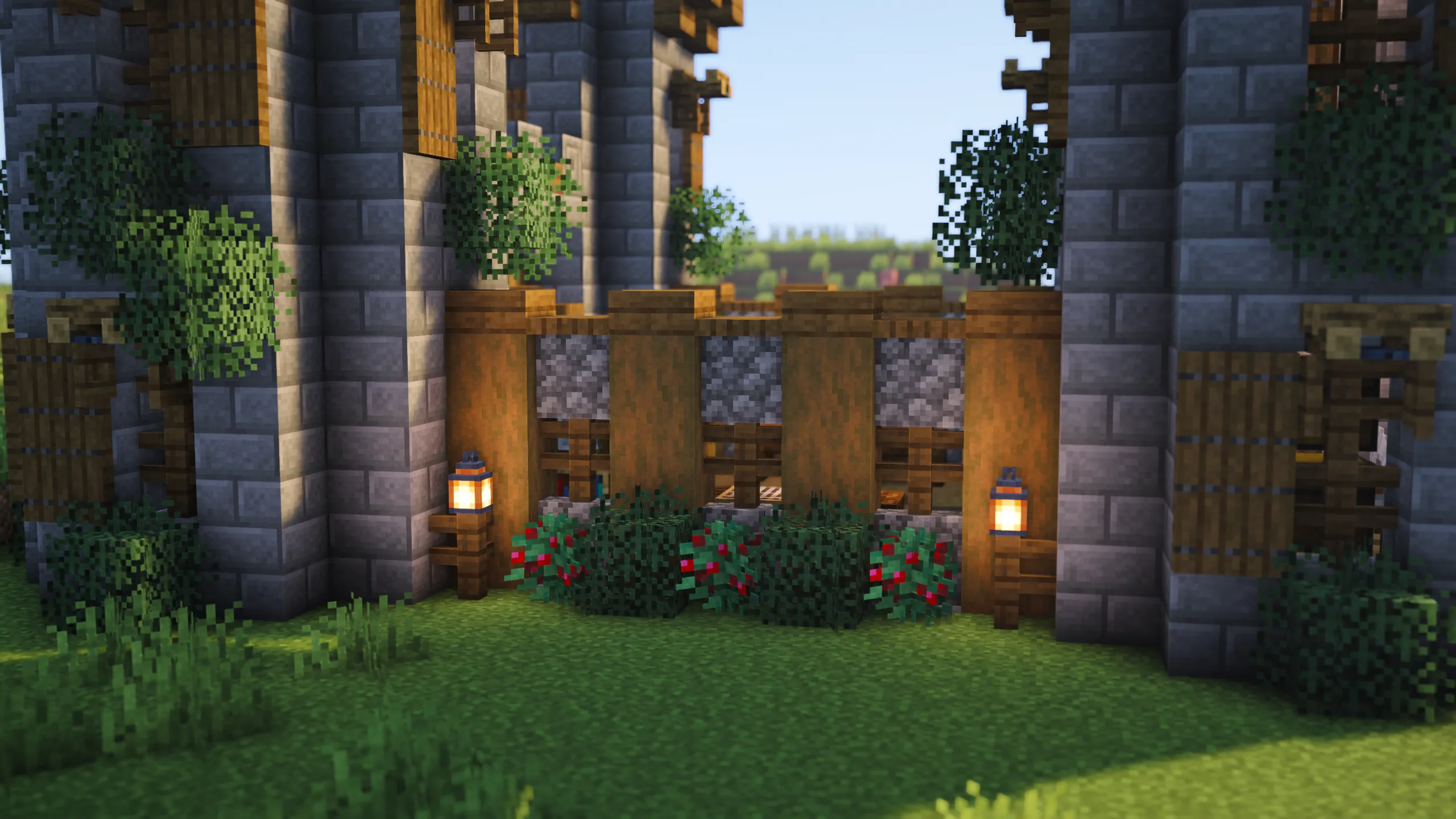 Battlement Castle, a Minecraft starter castle, in-game photo 5