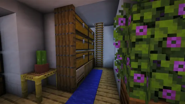Greek Villa, a Minecraft starter house and survival base, in-game photo 4