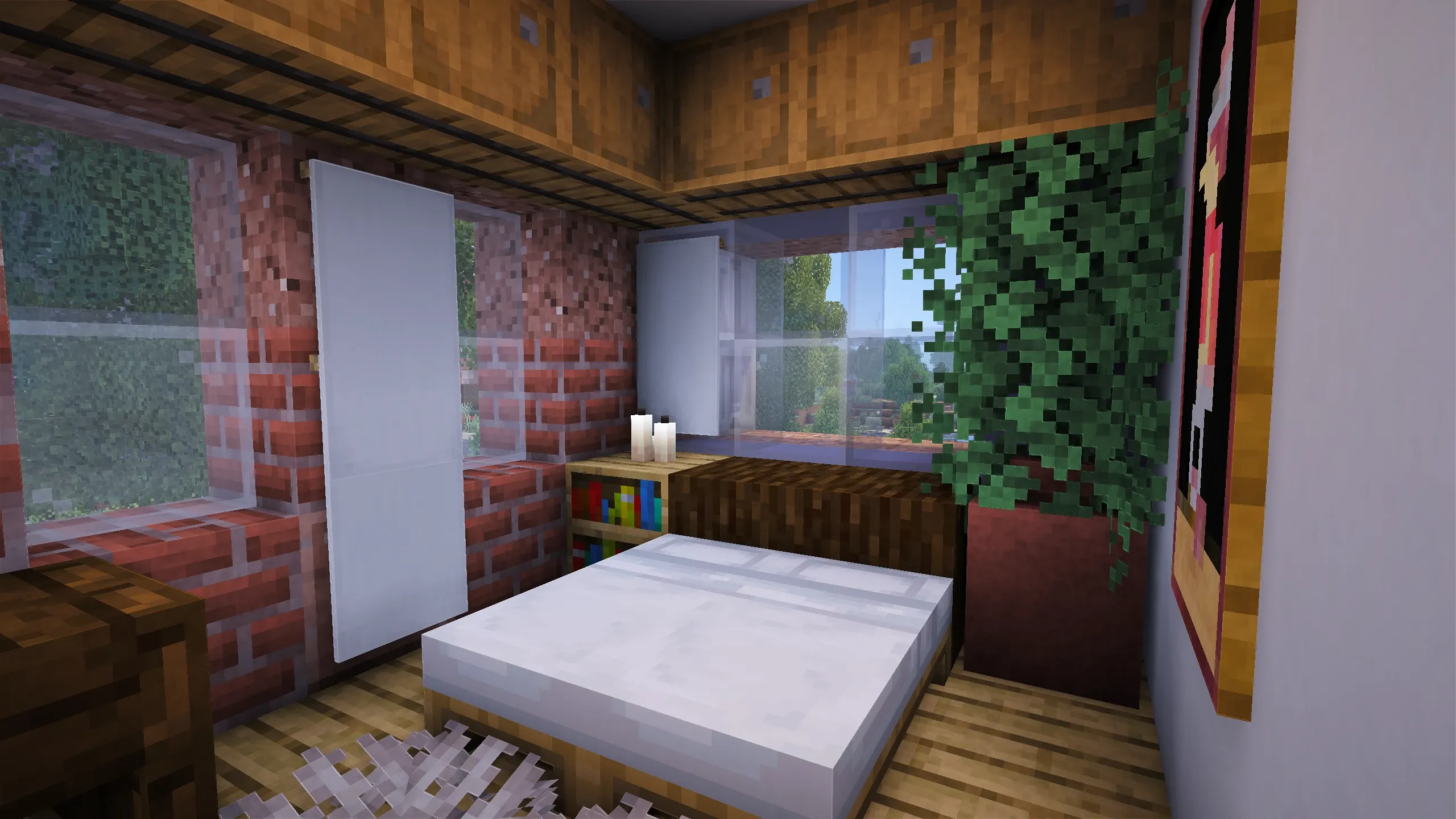 British Red Brick House, a Minecraft house, in-game photo 4