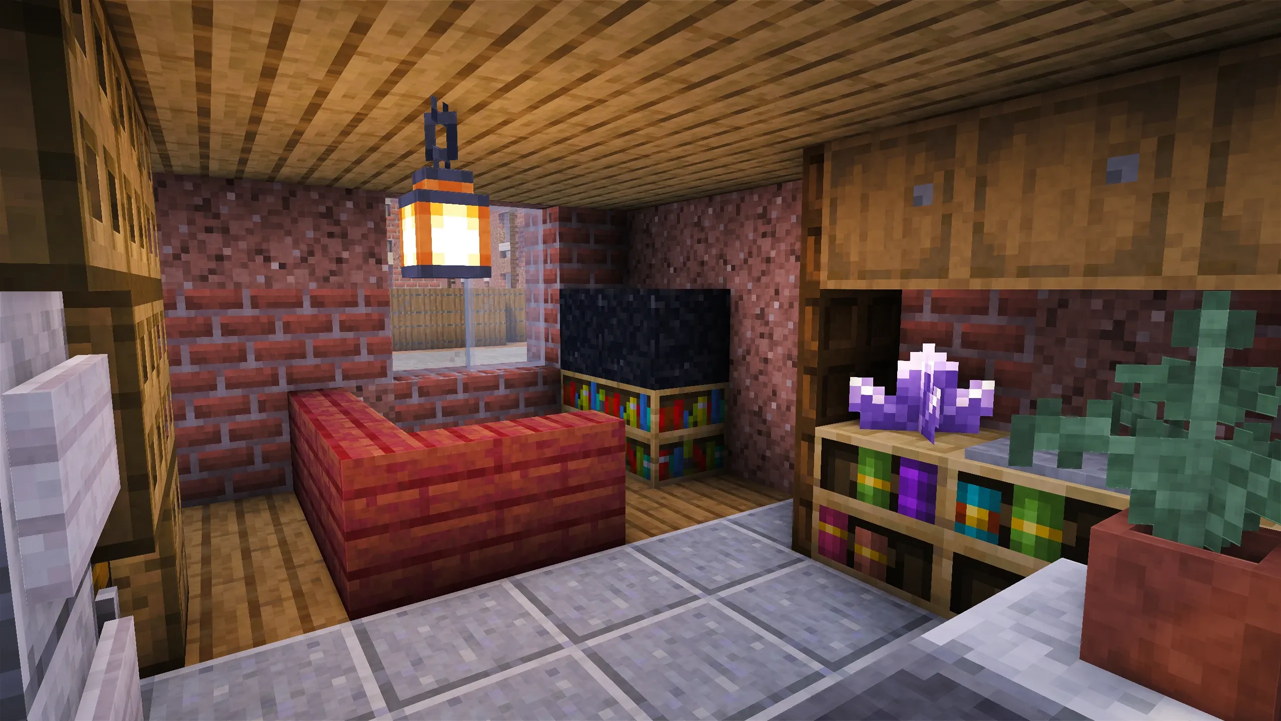 British Brick Terrace, a Minecraft house, in-game photo 4