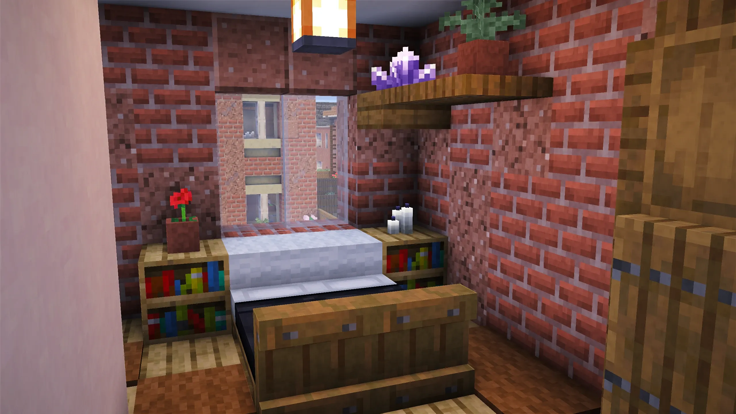 British Brick Terrace, a Minecraft house, in-game photo 5