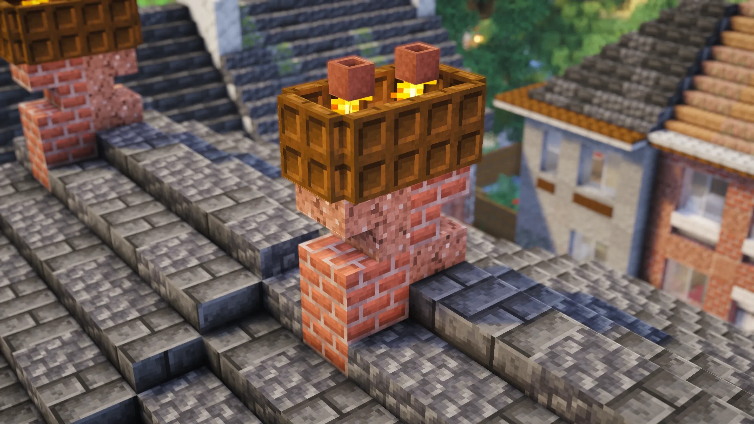 British Victorian Terrace, a Minecraft house, in-game photo 3