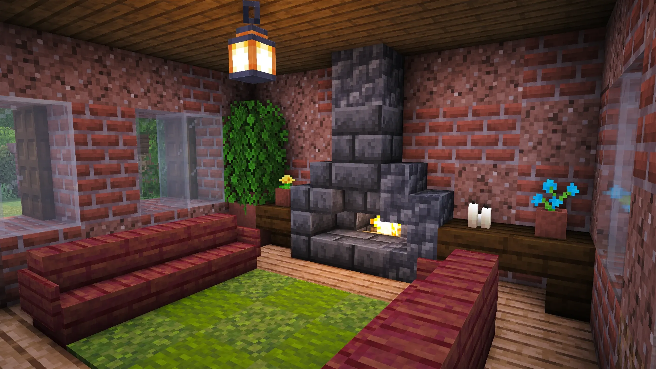 British Brick Tudor House, a Minecraft house, in-game photo 4