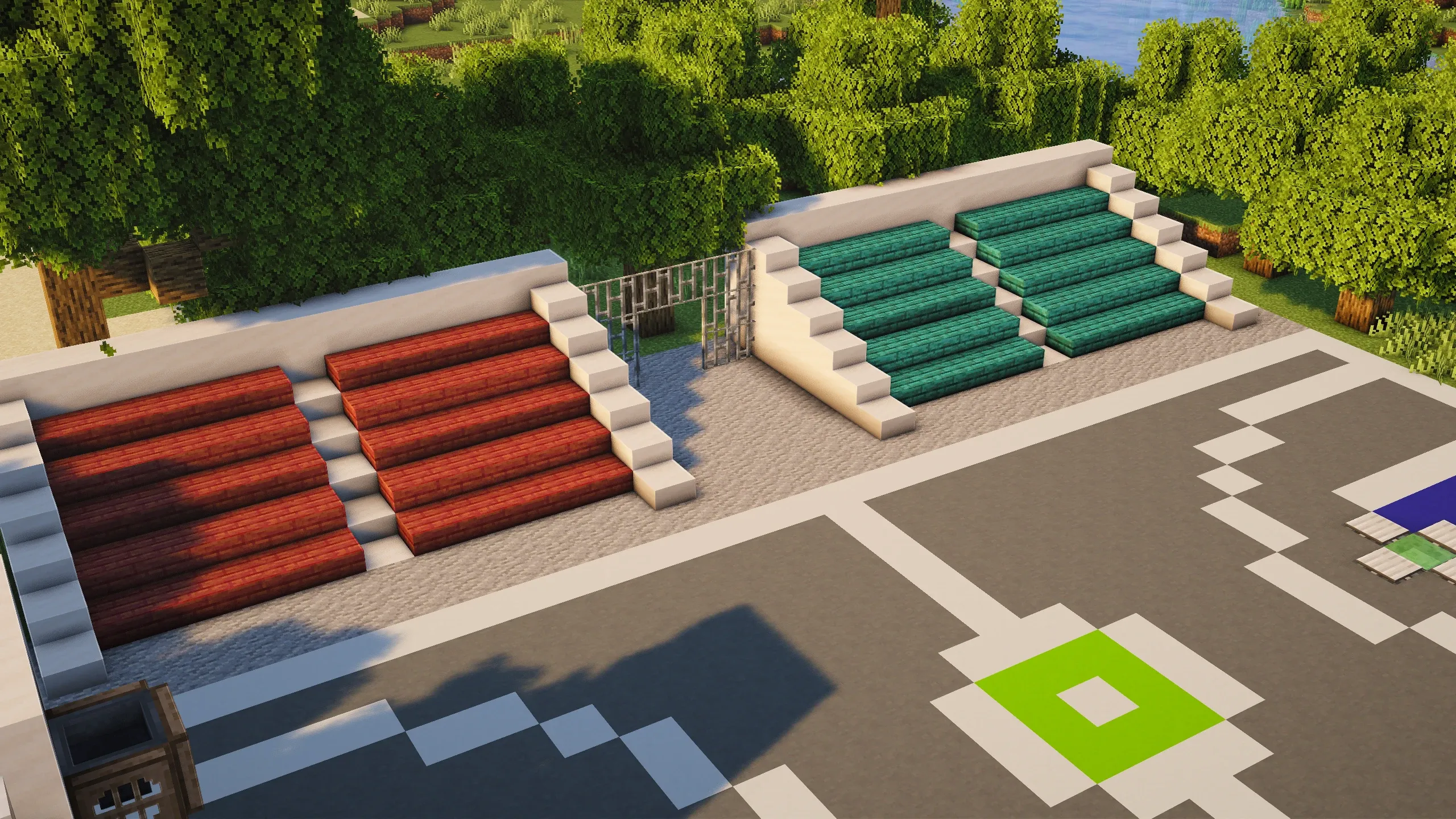 Basketball Court #2, a Minecraft build, in-game photo 3