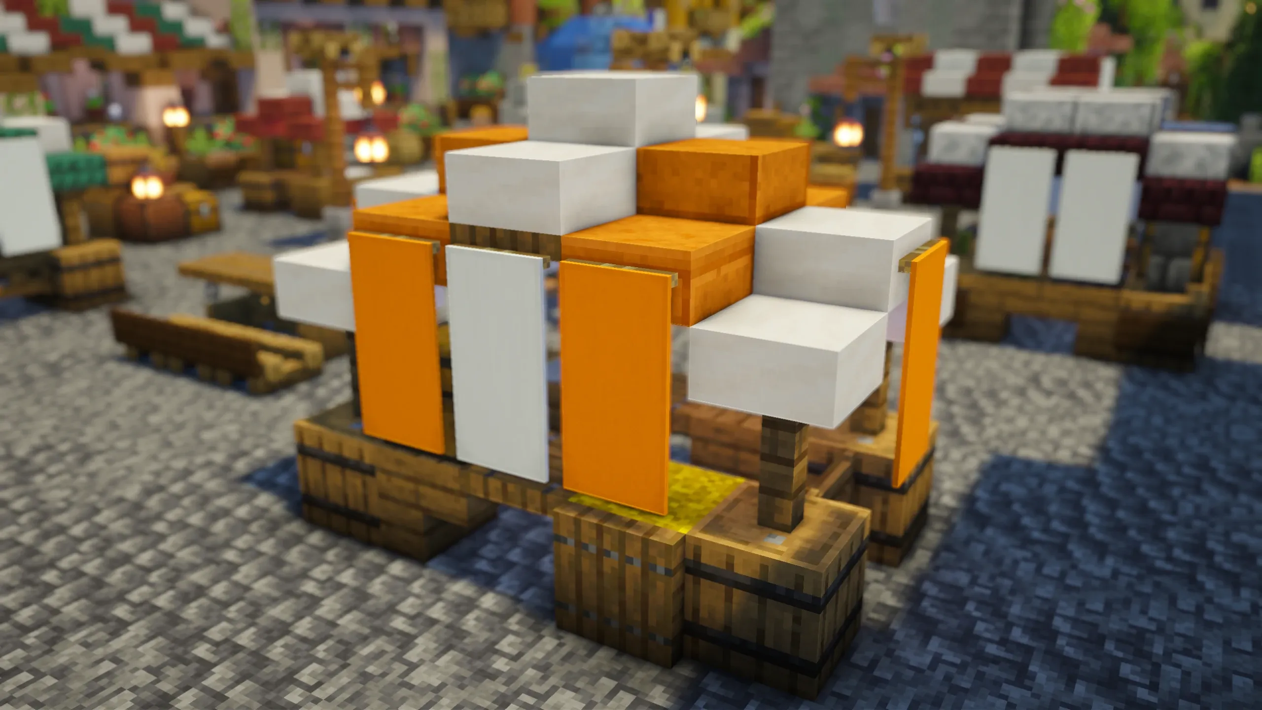 Farmer Market Stall, a Minecraft build, in-game photo 2