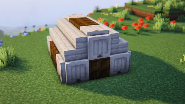 Dog House, a Minecraft starter house and survival base, in-game photo 4