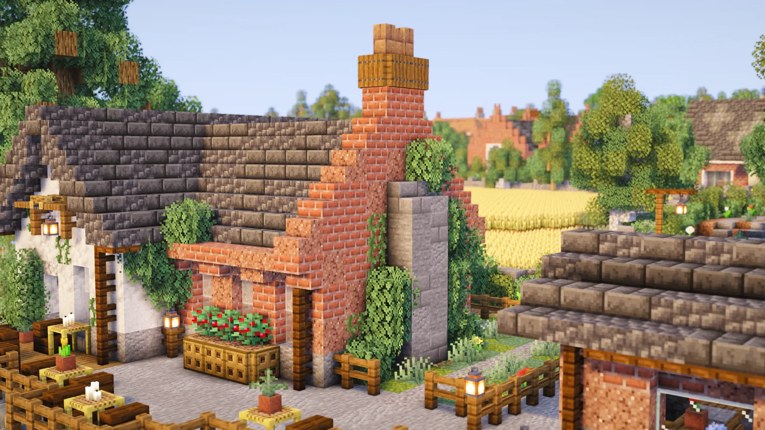 British Riverside Restaurant, a Minecraft house, in-game photo 2