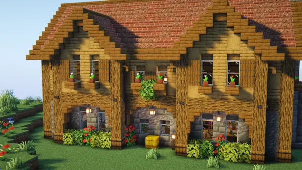 Survival Mansion, a Minecraft survival base, in-game photo 3