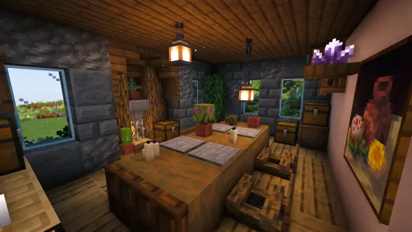 Survival Mansion, a Minecraft survival base, in-game photo 5