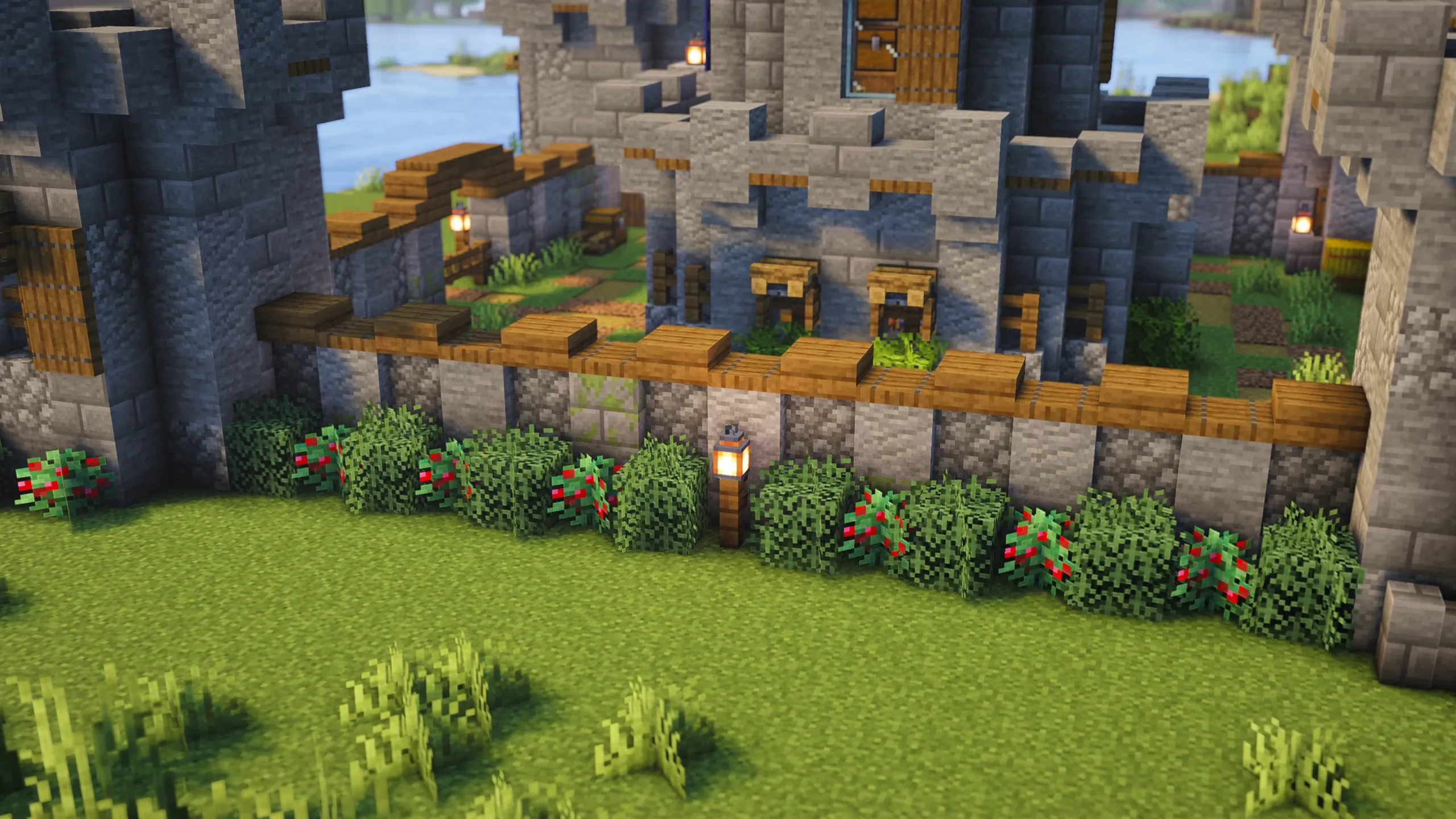 Fortified Castle Base, a Minecraft starter castle, in-game photo 5