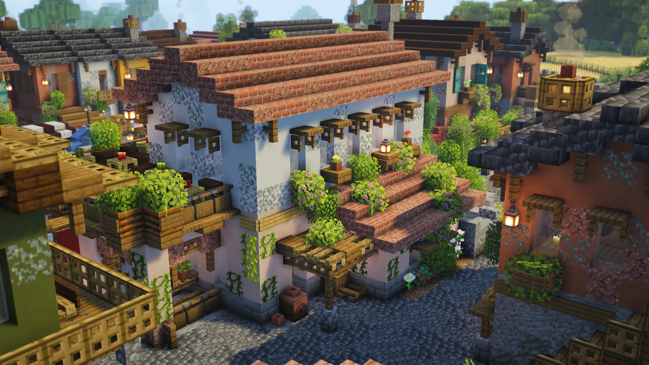 Italian Pizzeria, a Minecraft build, in-game photo 2