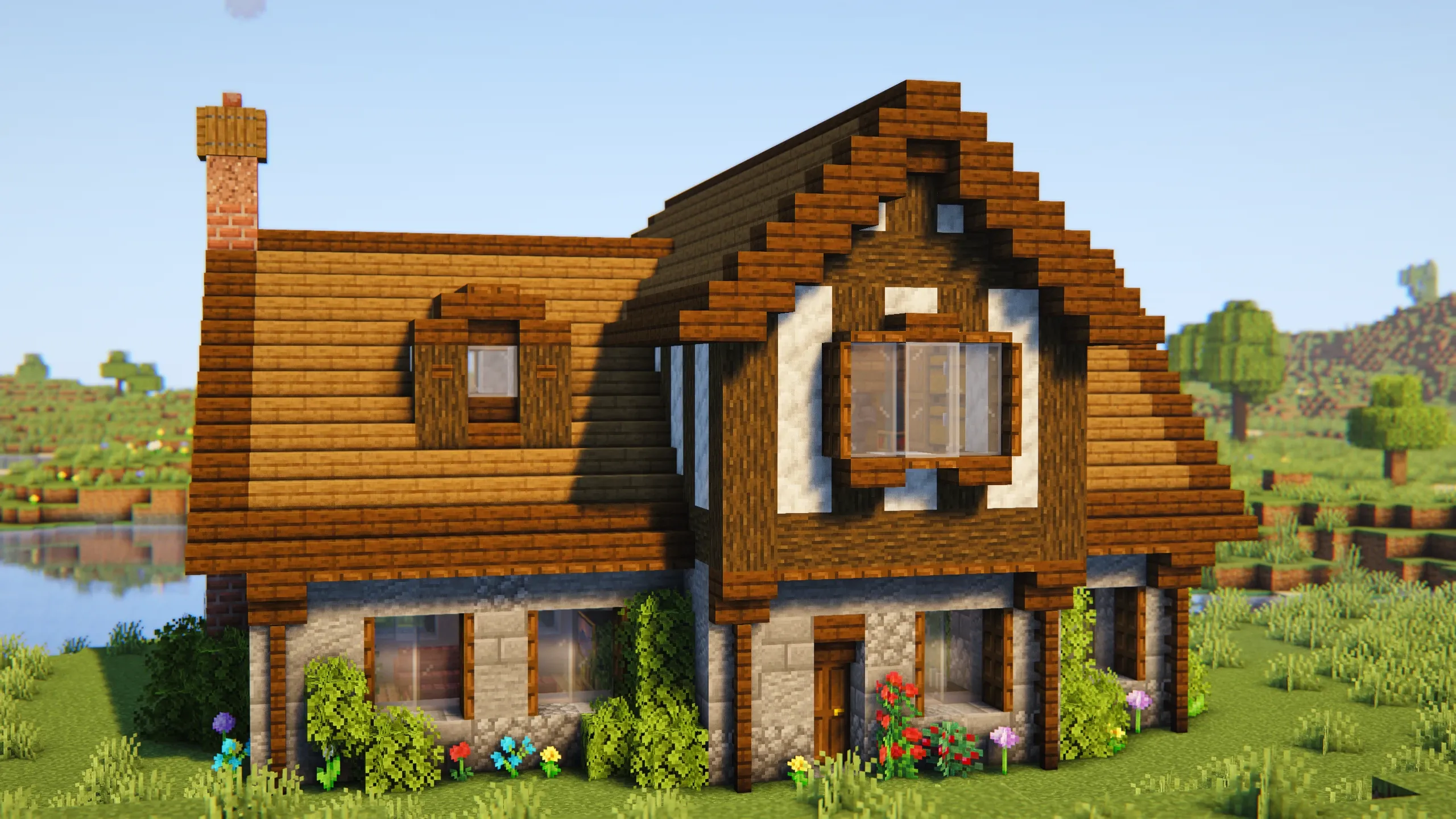 British Tudor House, a Minecraft house, in-game photo 3