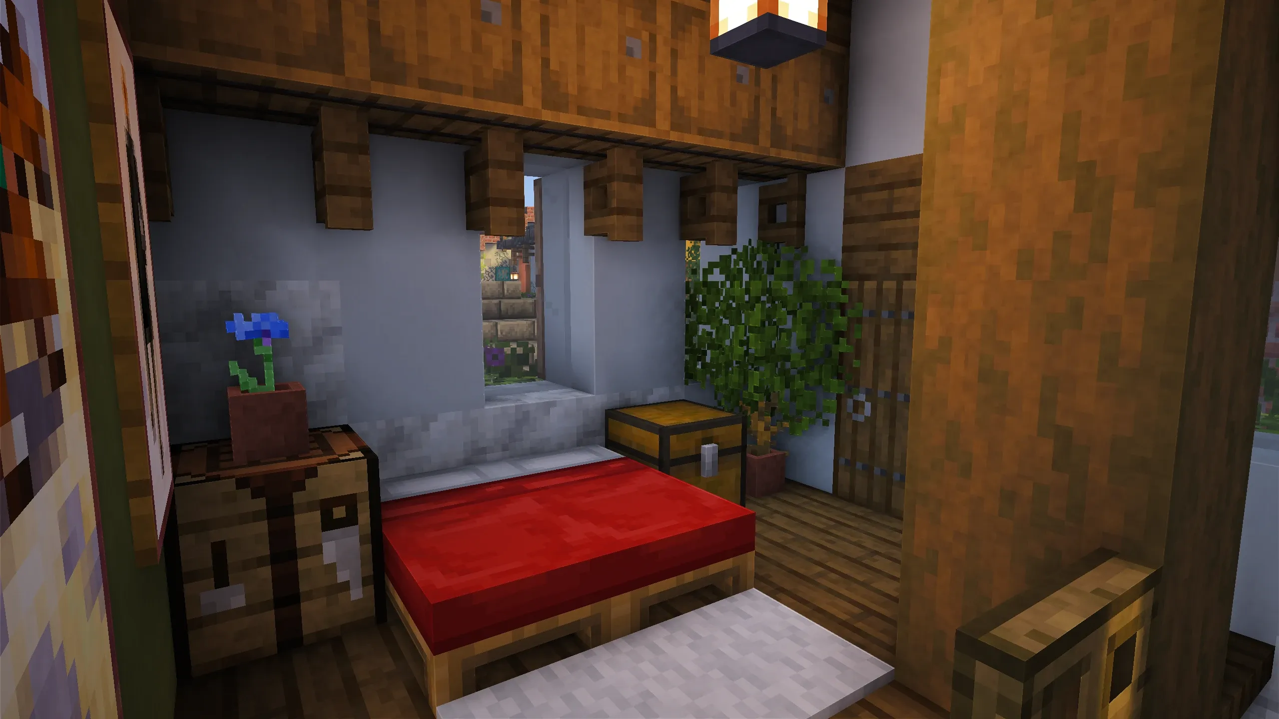 Italian Green Wall House, a Minecraft house, in-game photo 4