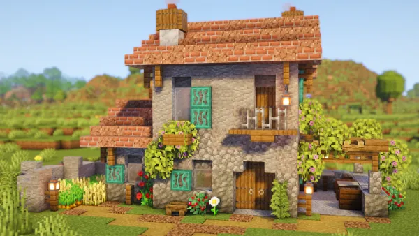 Croatian Starter House, a Minecraft starter house and survival base
