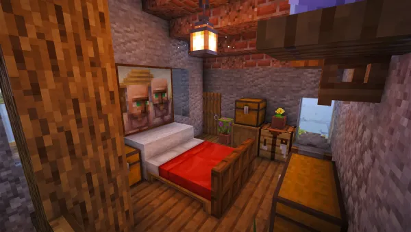 Croatian Starter House, a Minecraft starter house and survival base, in-game photo 5