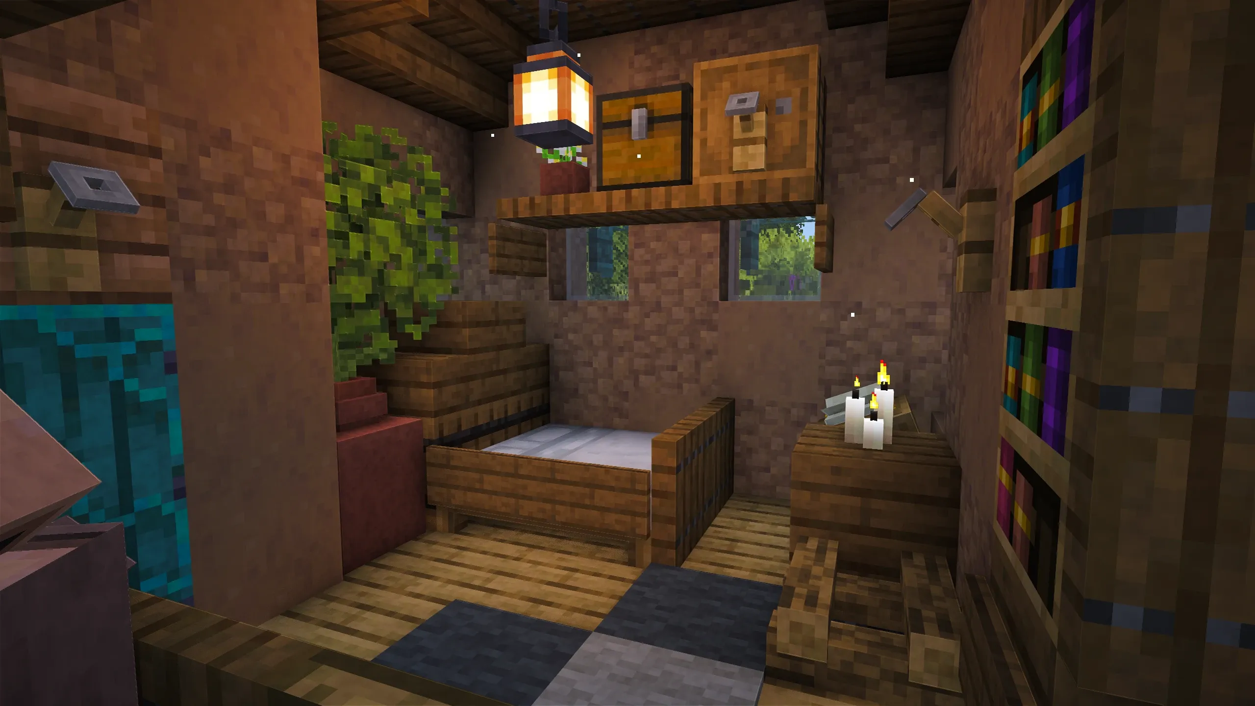 Italian Mud Brick House, a Minecraft house, in-game photo 3