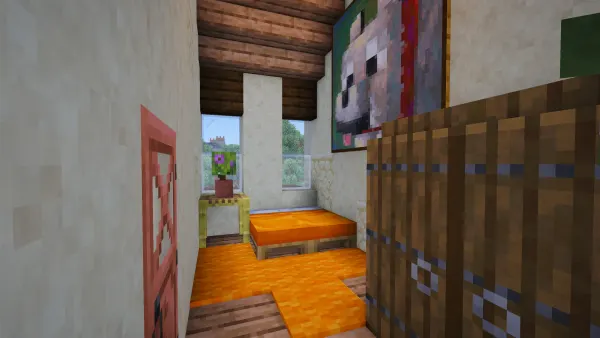 British Flowerbox Cottage, a Minecraft house, in-game photo 5