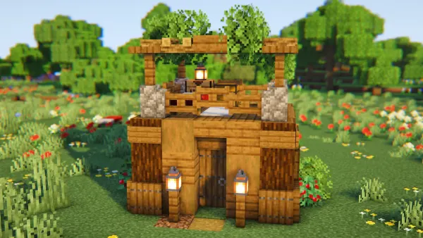 Outpost Tower #2, a Minecraft starter house and survival base