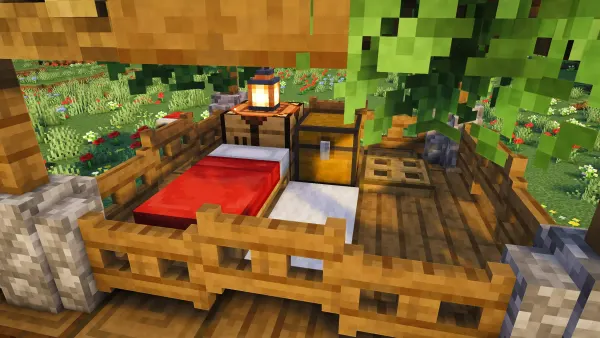 Outpost Tower #2, a Minecraft starter house and survival base, in-game photo 3