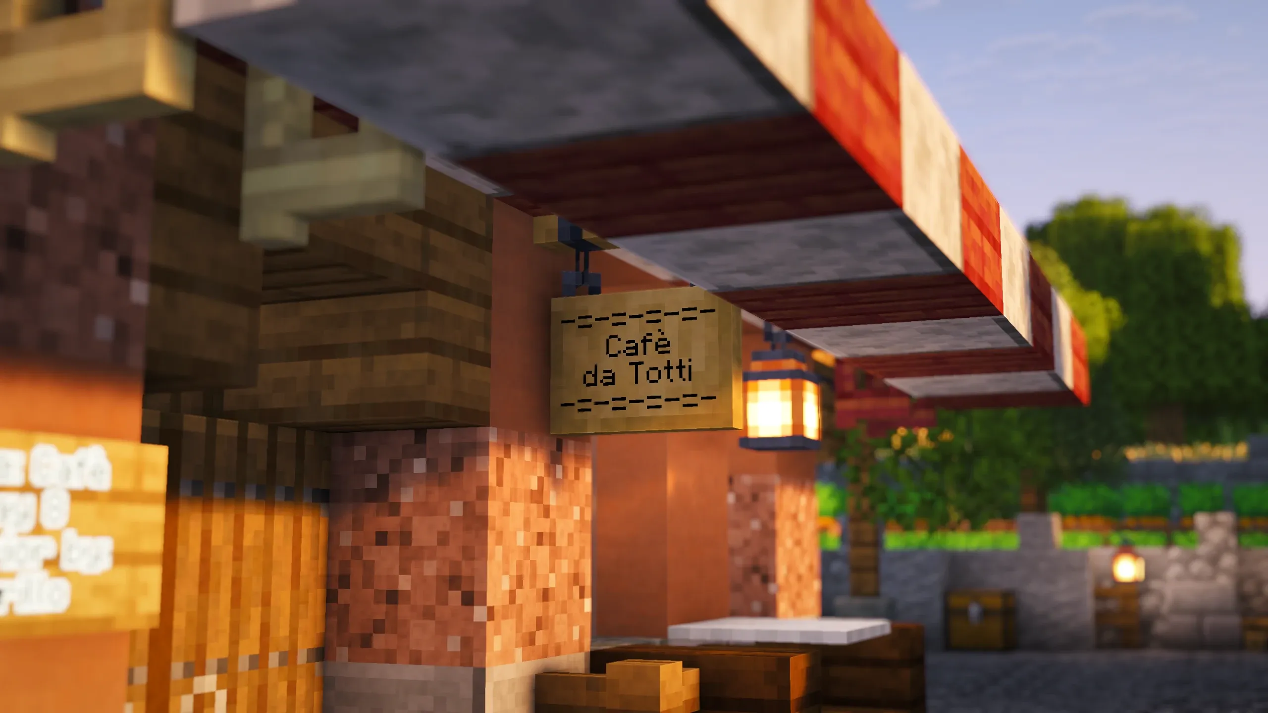 Italian Cafe, a Minecraft house, in-game photo 2