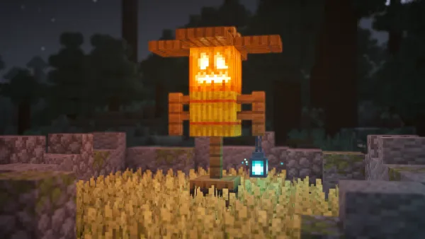 Simple Scarecrow, a Minecraft build, in-game photo 2