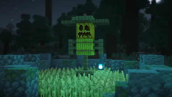 Simple Scarecrow, a Minecraft build, in-game photo 3