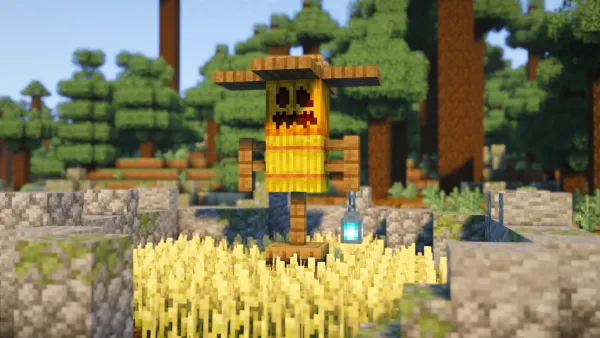 Simple Scarecrow, a Minecraft build, in-game photo 4