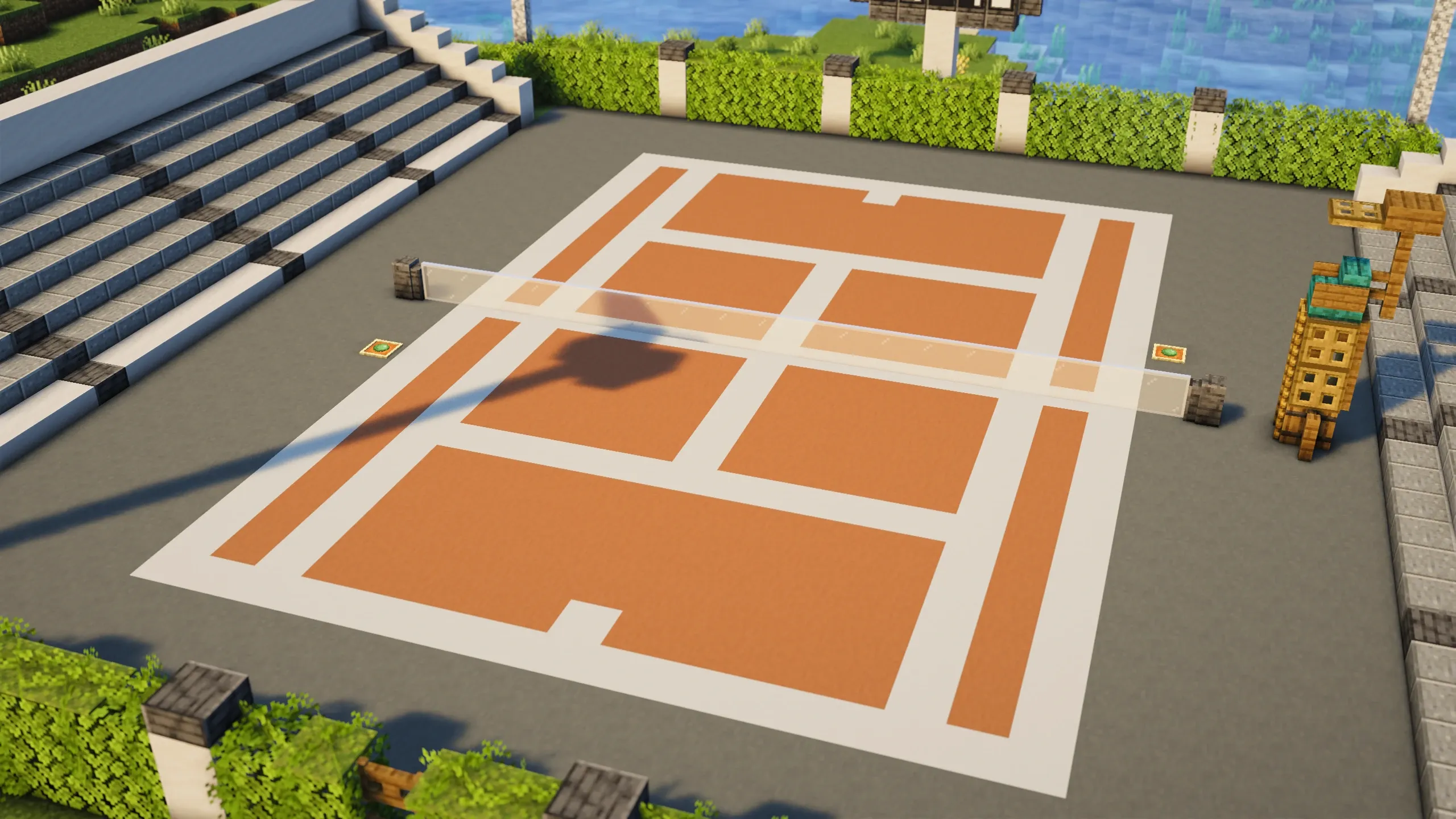 Tennis Stadium, a Minecraft build, in-game photo 2