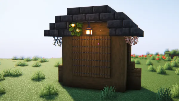 Nether Portal, a Minecraft starter build, in-game photo 3