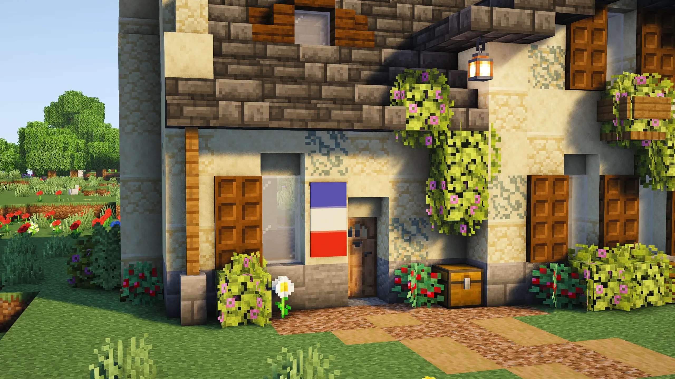 French Inspired House, a Minecraft house, in-game photo 2
