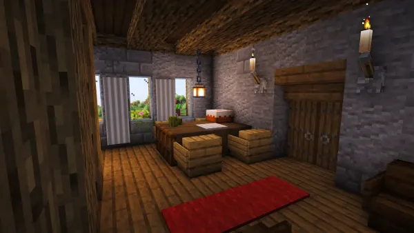 Medieval Farmhouse, a Minecraft house, in-game photo 5