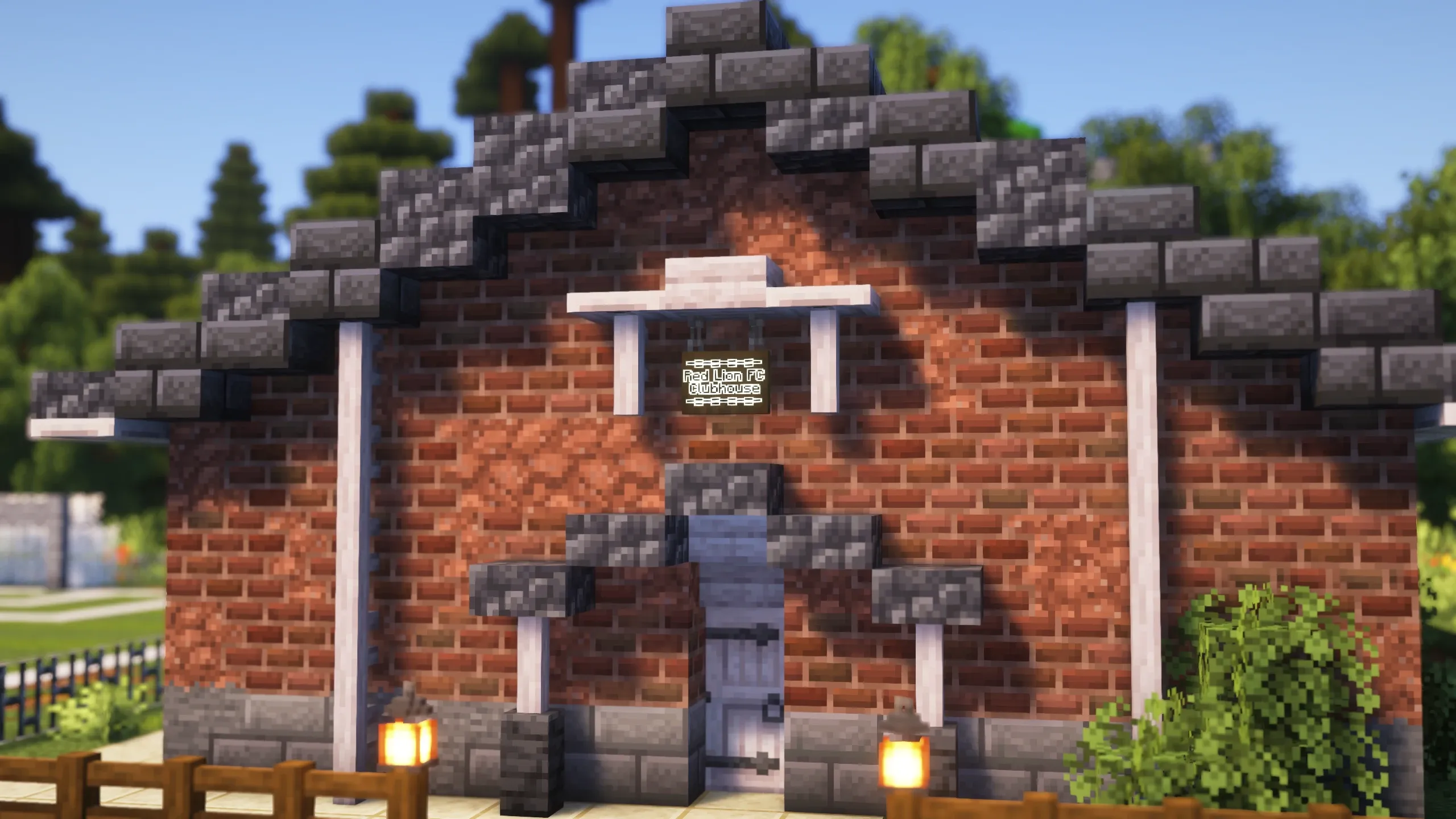 British Football Clubhouse, a Minecraft house, in-game photo 2