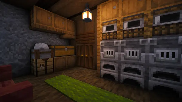 Turkish House, a Minecraft starter house and survival base, in-game photo 5