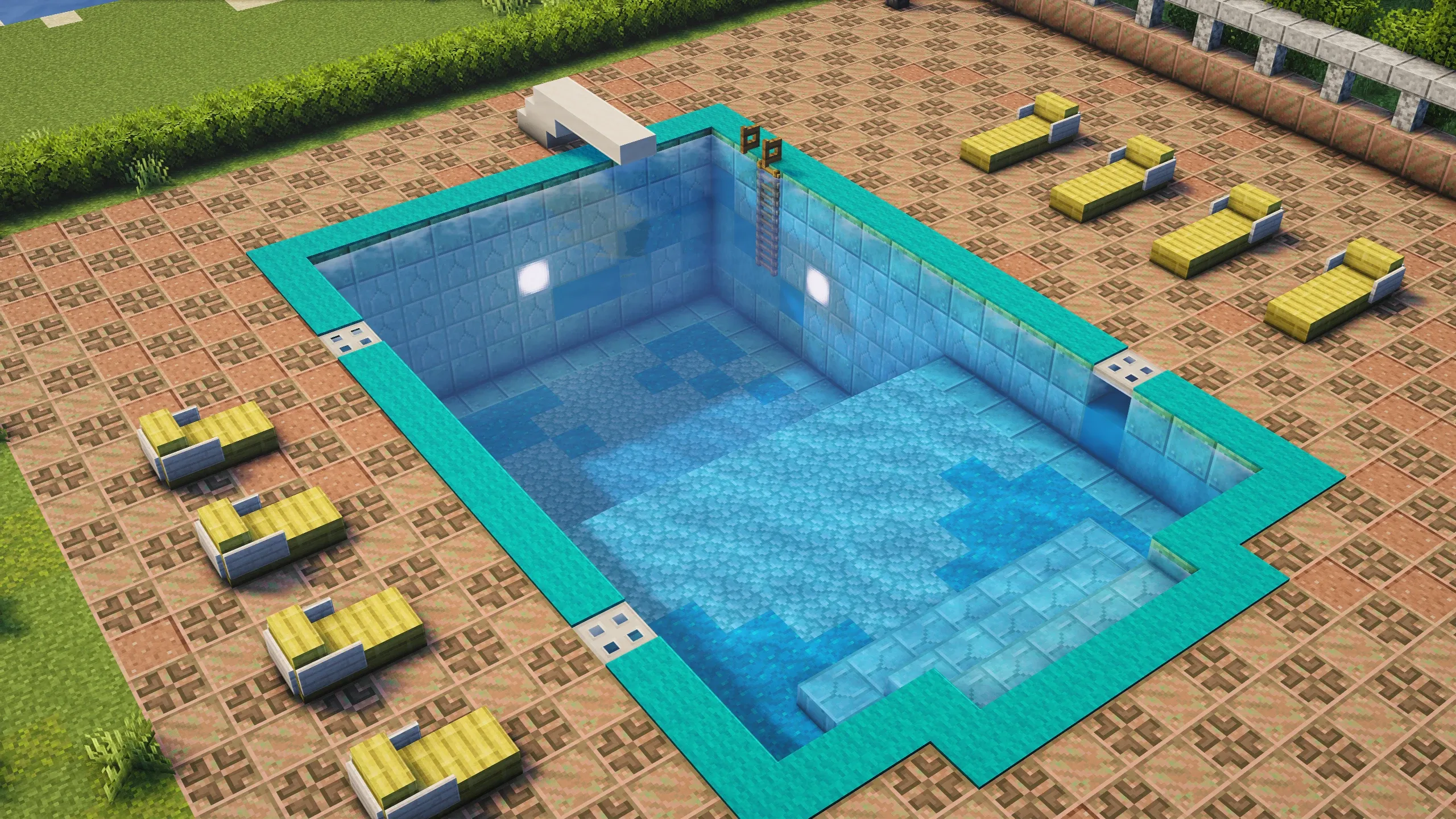 Portuguese Villa, a Minecraft house, in-game photo 3