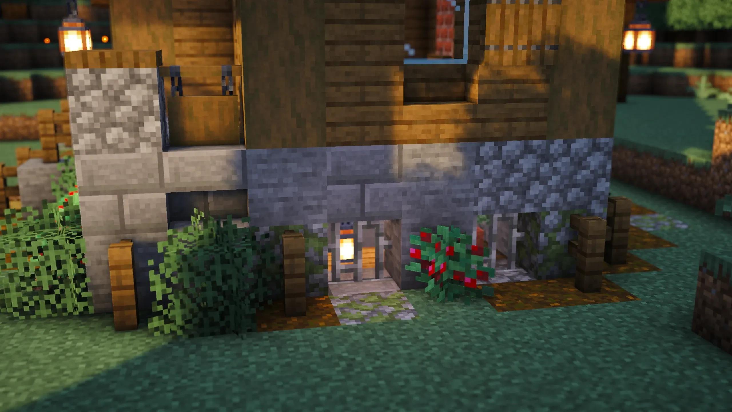 Broadeaves Cabin, a Minecraft starter house and survival base, in-game photo 3