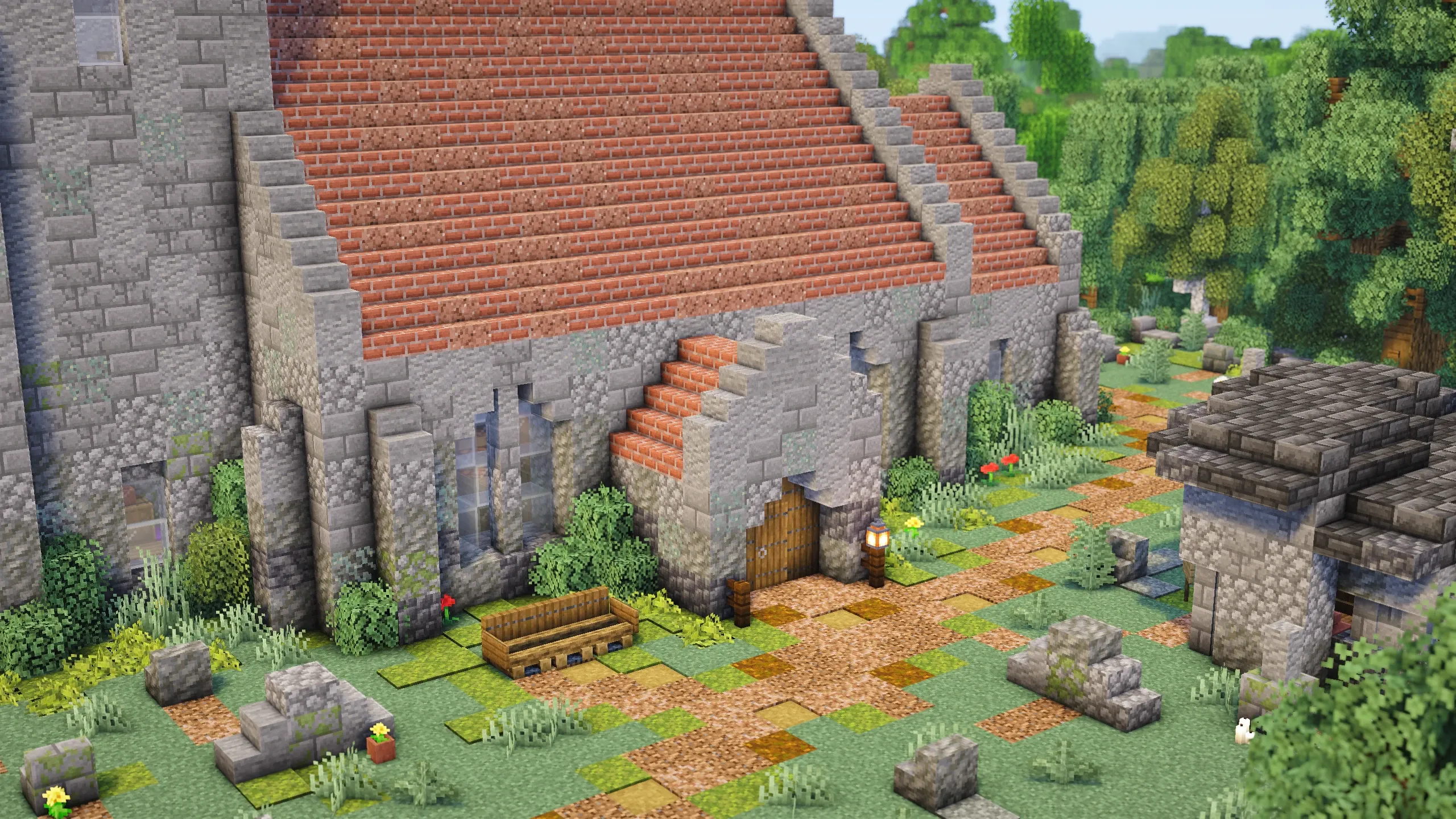 British Church, a Minecraft build, in-game photo 2