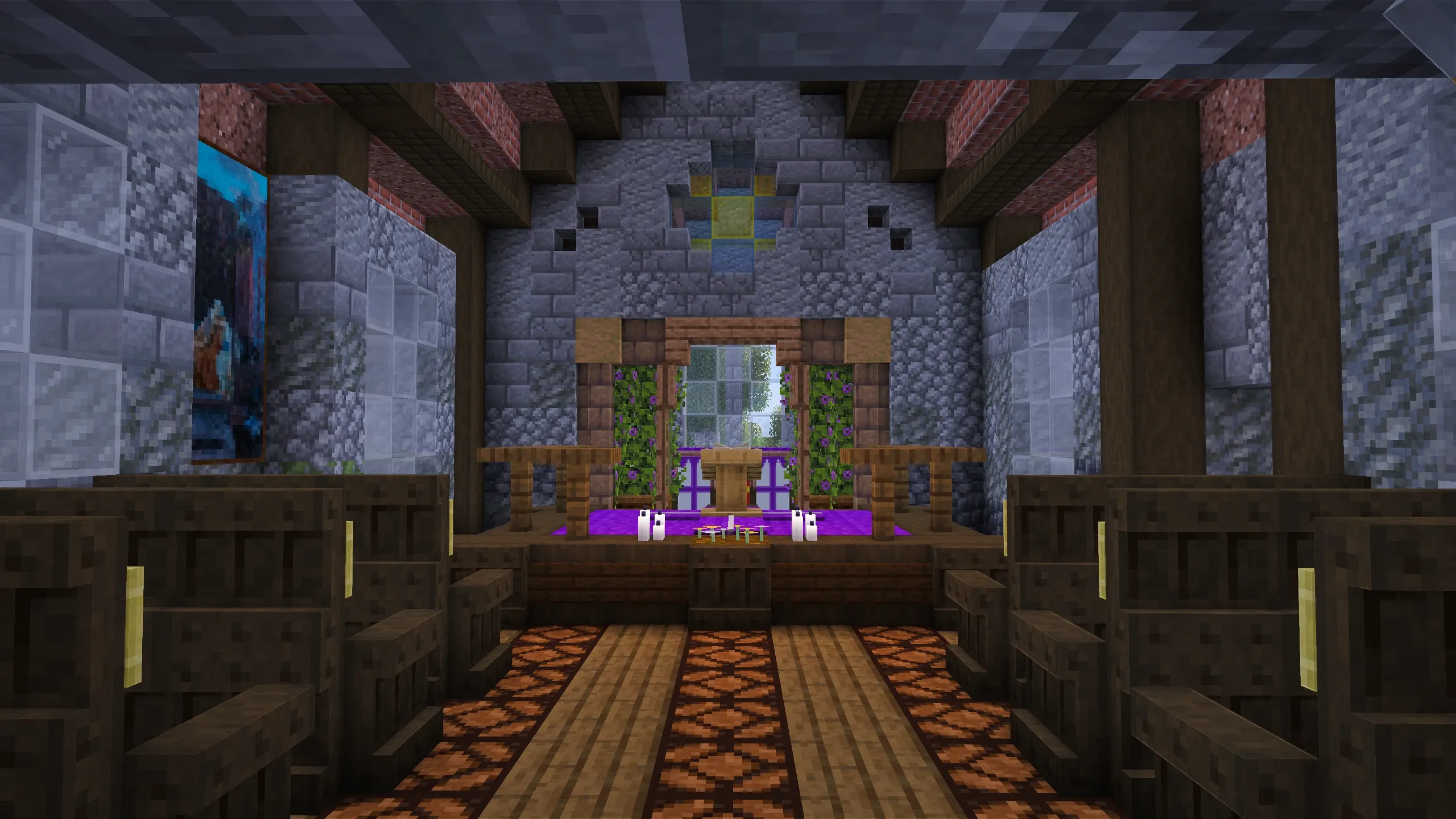 British Church, a Minecraft build, in-game photo 4