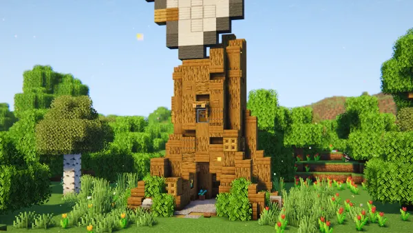 Wood SMP Shop, a Minecraft build, in-game photo 2